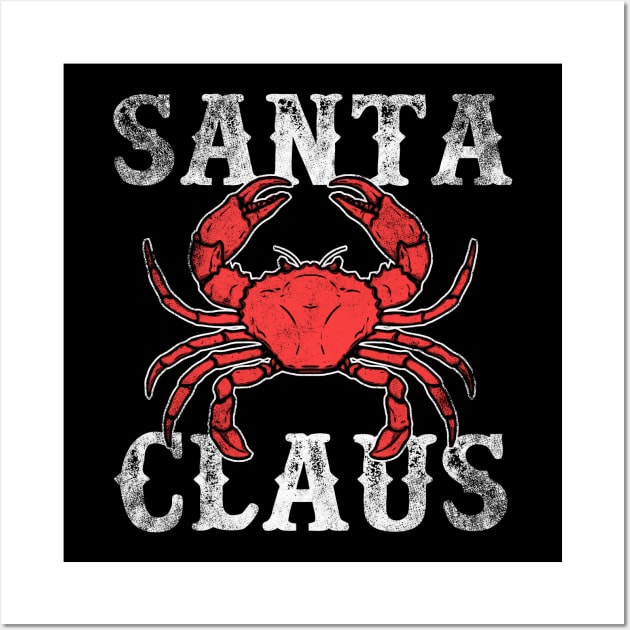 Santa Claus Crab Wall Art by Mila46